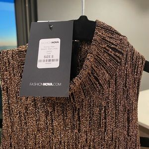 Rolling deep metallic maxi dress